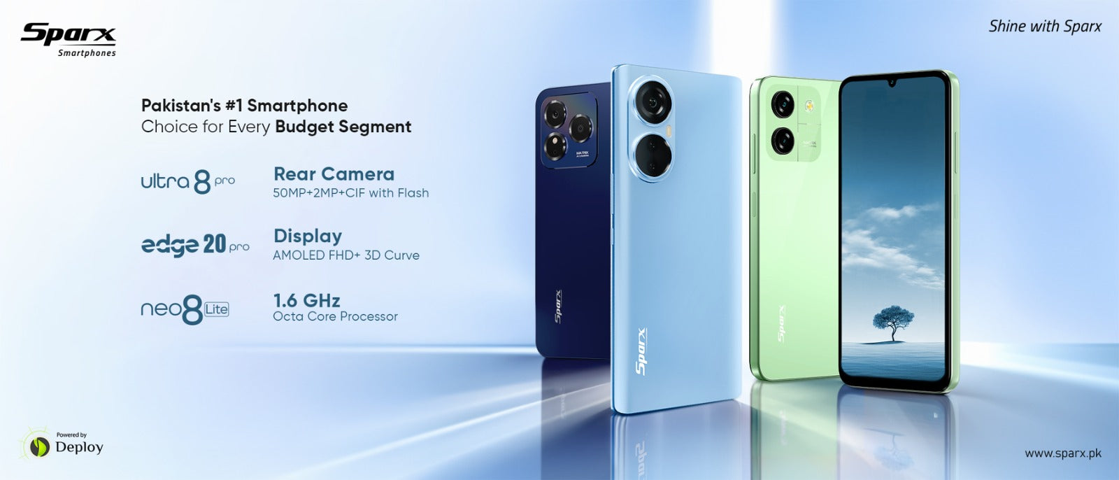 Best Mobile Phones in Pakistan – Sparx Neo 8 Lite, Ultra 8 Pro & Edge 20 Pro Dominate Every Price Range