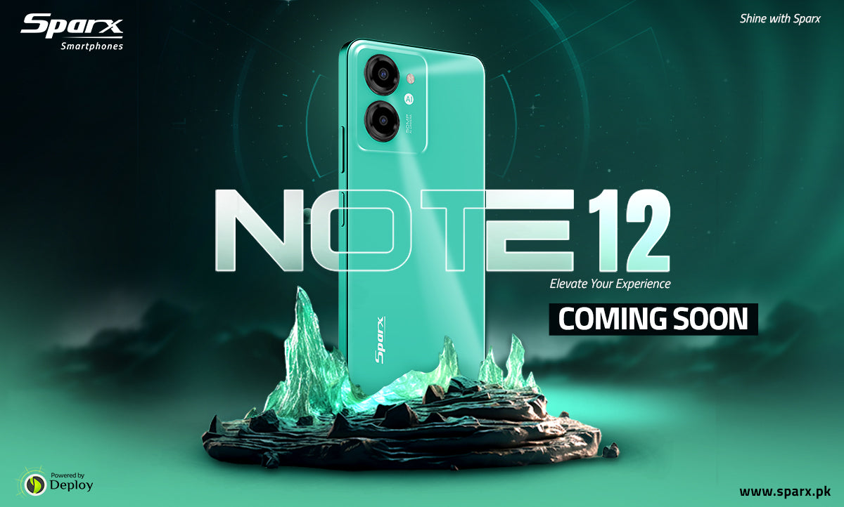 Sparx Note 12 new mobile phone in pakistan