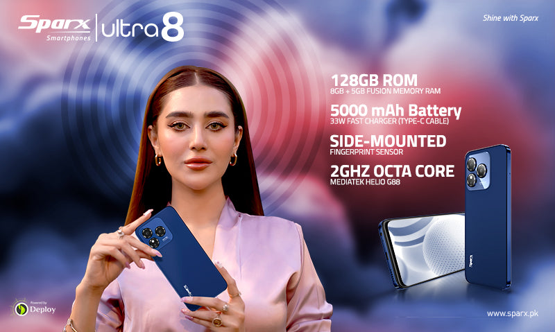 Revealing Sparx Ultra 8: Best Smartphone in Pakistan 2024