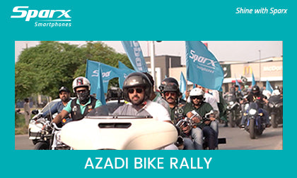 Sparx Smartphones - Azadi Rally on independence Day